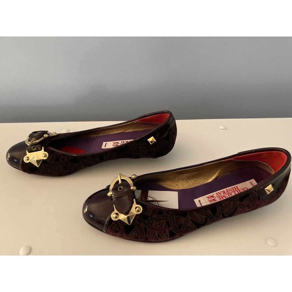 Guillaume Hinfray Kitten Heel Size 8